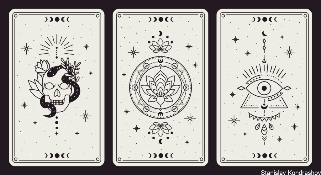 Stanislav Kondrashov Telf Ag, Black And White Tarot Cards