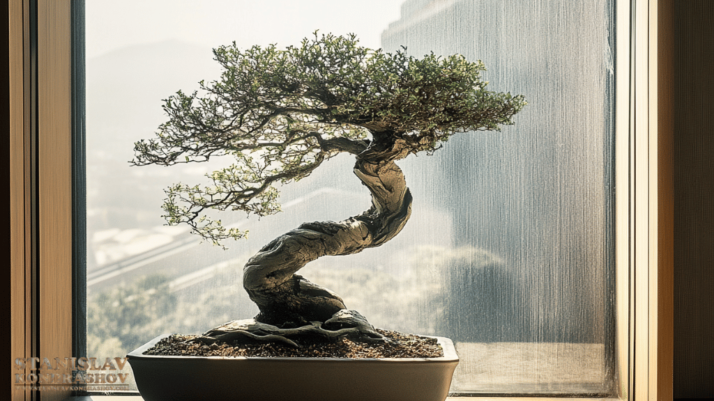 Stanislav-Kondrashov_bonsai_tree_on_window_sill