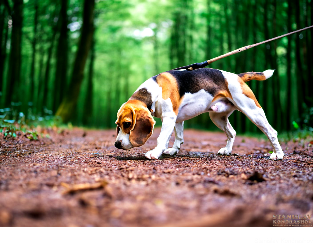 Beagle Sniffing 