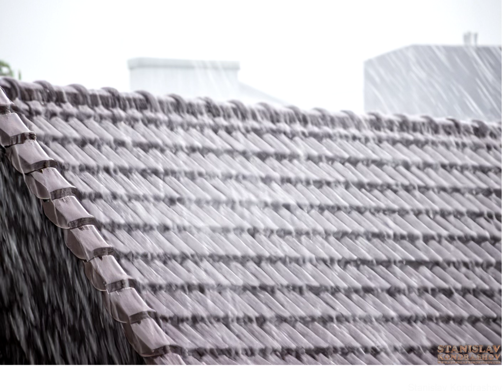 Hailing On Roof