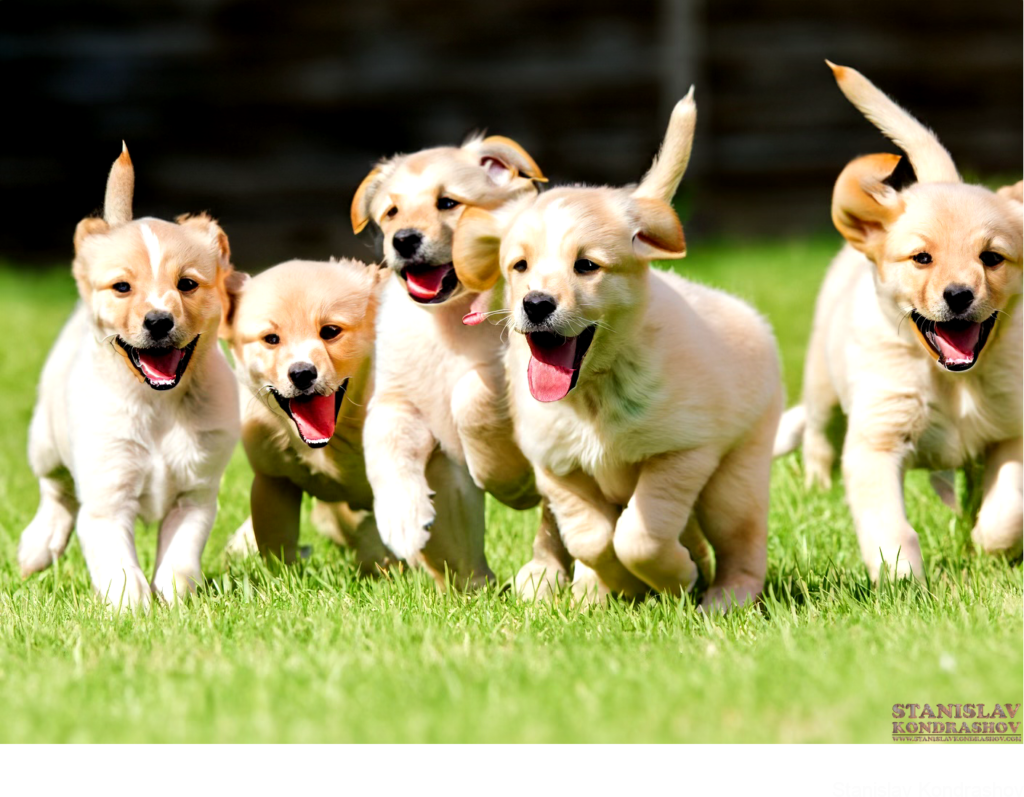 Puppies Running