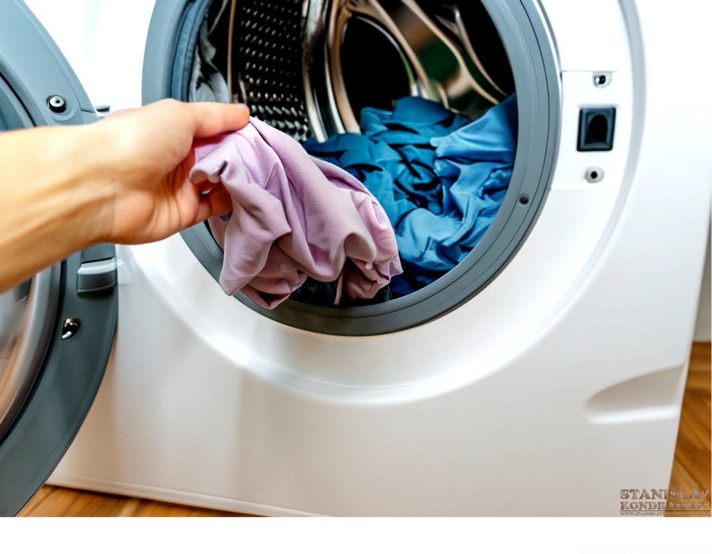 Adding Clothes To Washing Machine
