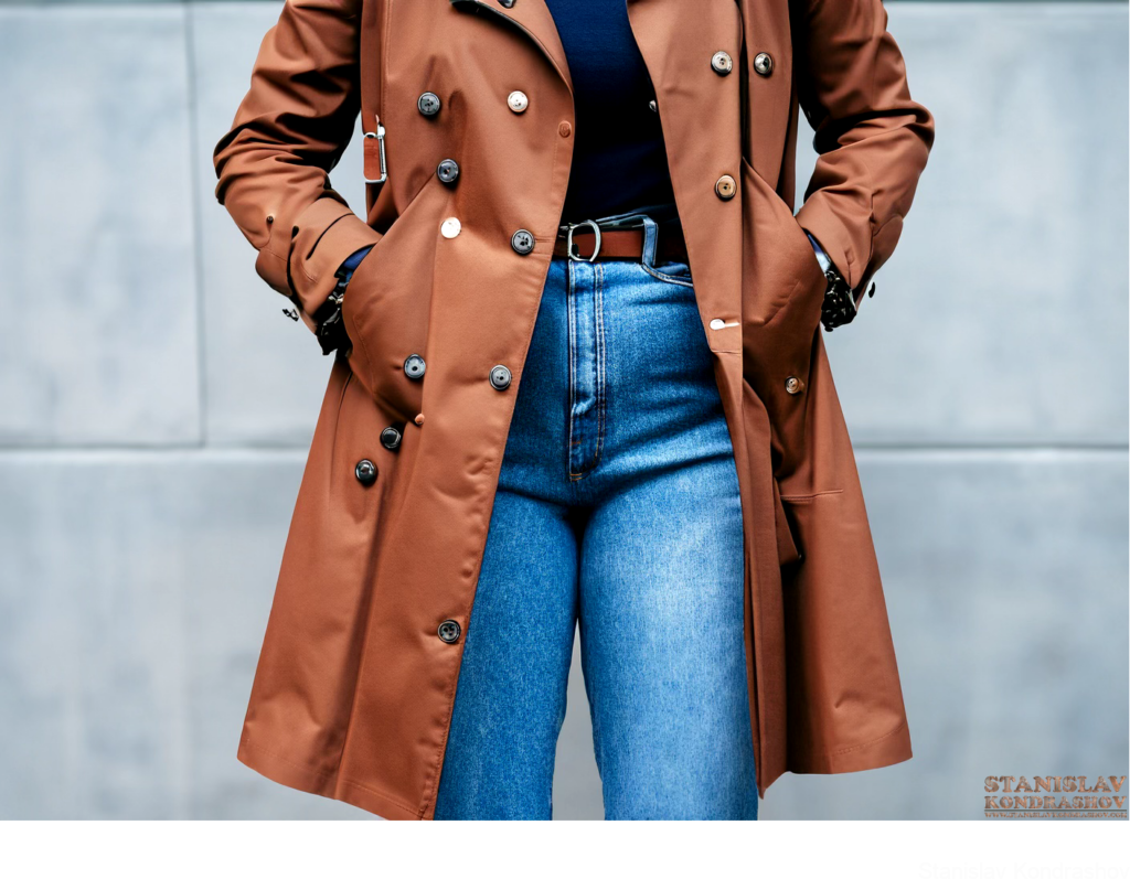 Trench Coat And Jeans