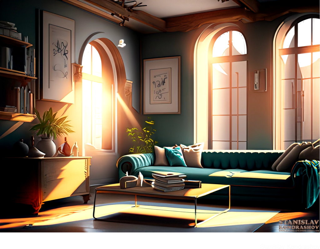 Sunlight In Living Room