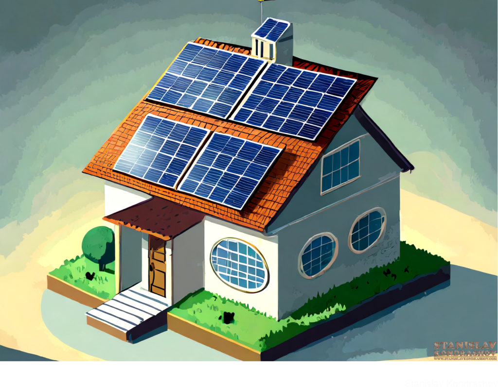 Solar Panels On House