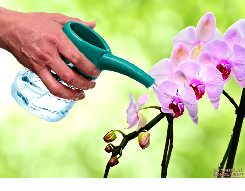Watering Orchid