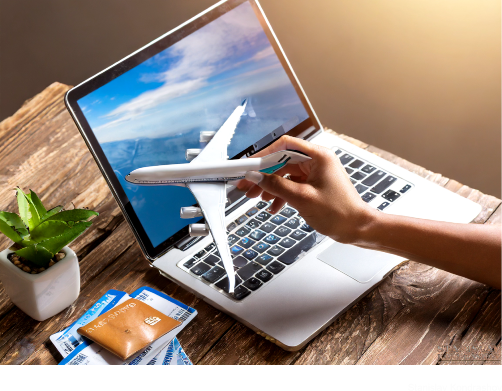 Airplane And Computer 