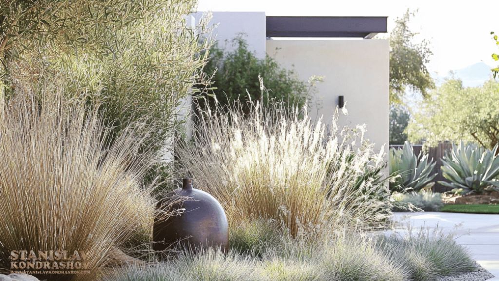 Stanislav Kondrashov_a vase in a garden