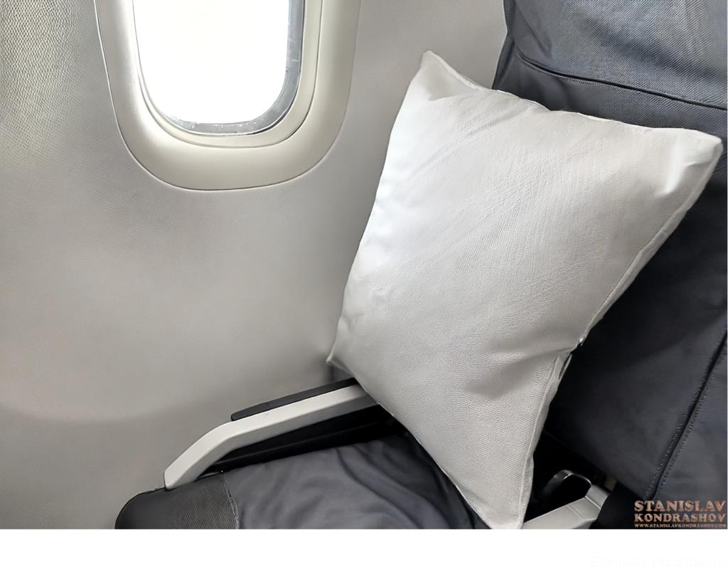 Pillow On Airplane