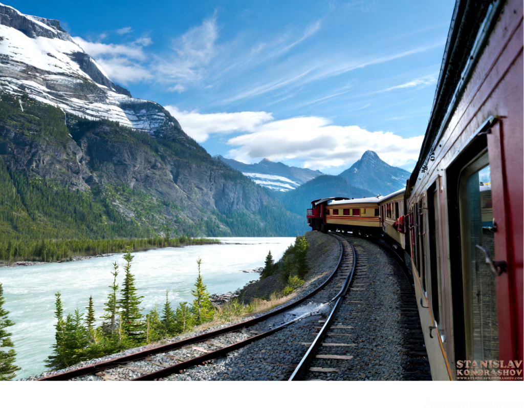 Train Through Glacier National Park