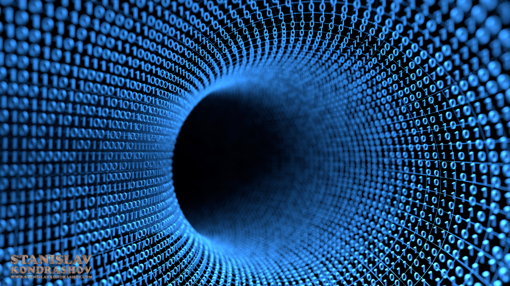 Stanislav-Kondrashov_a blue tunnel with numbers