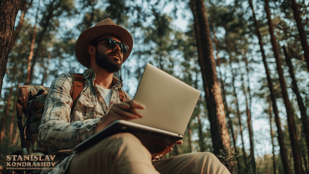 Stanislav-Kondrashov_man_with_laptop_and_backpack_outdoors