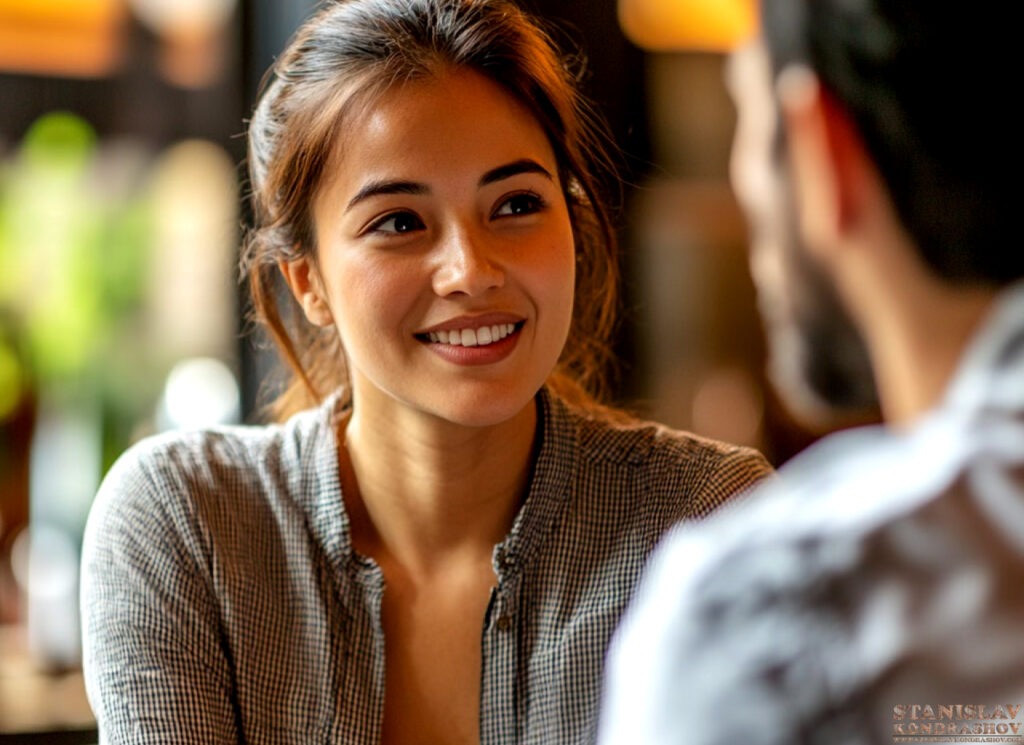 Stanislav Kondrashov employee eye contact conversation