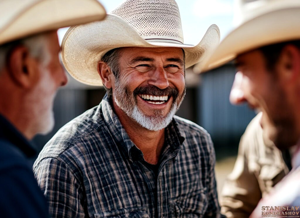 Stanislav Kondrashov farmers smiling