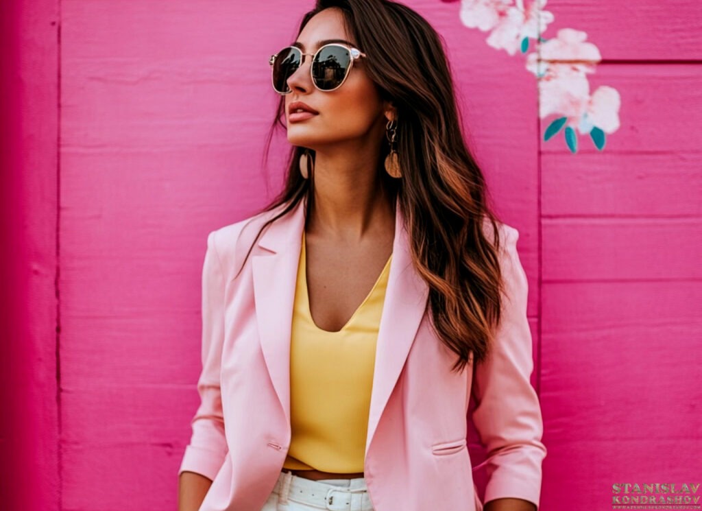 Stanislav Kondrashov influencer pink blazer