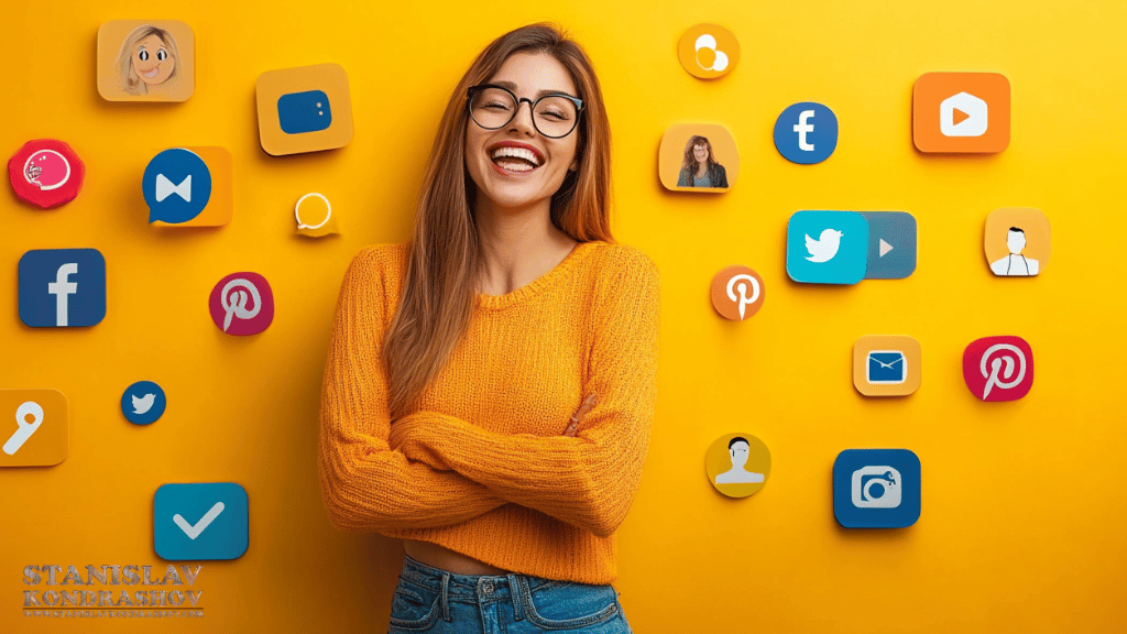 Stanislav-Kondrashov_smiling_woman_with_social_media_icons