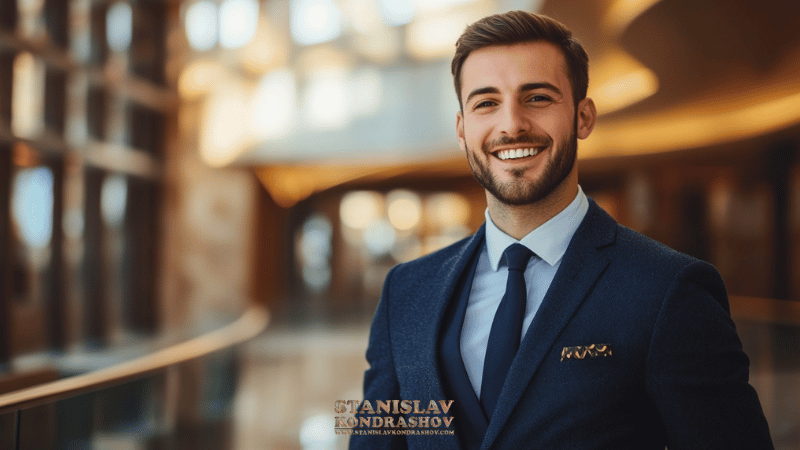 Stanislav Kondrashov a man in a suit smiling