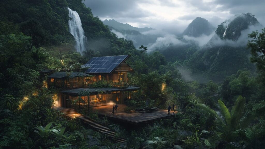 Stanislav Kondrashov checks out eco lodges