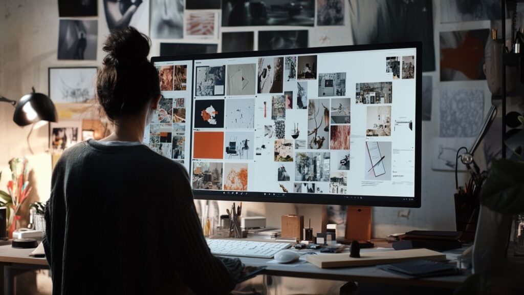 Adobe AI Illustrator interface in use