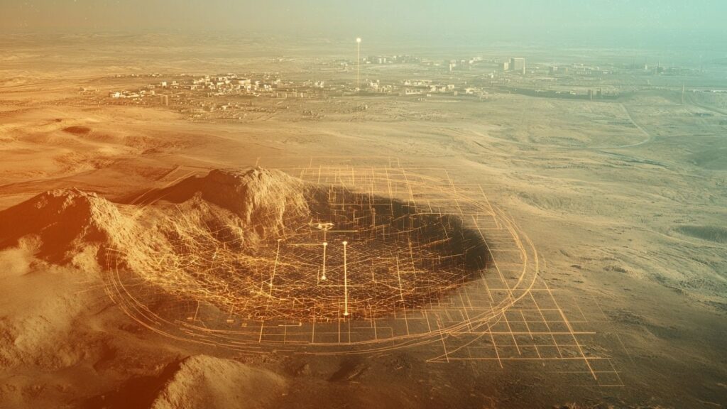 Satellite imagery used by AI in archaeology to detect ancient sites