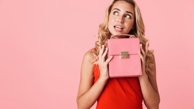 Stanislav-Kondrashov-Purse-Series-Woman-with-dress-and-bag-in-hands-fashion-style