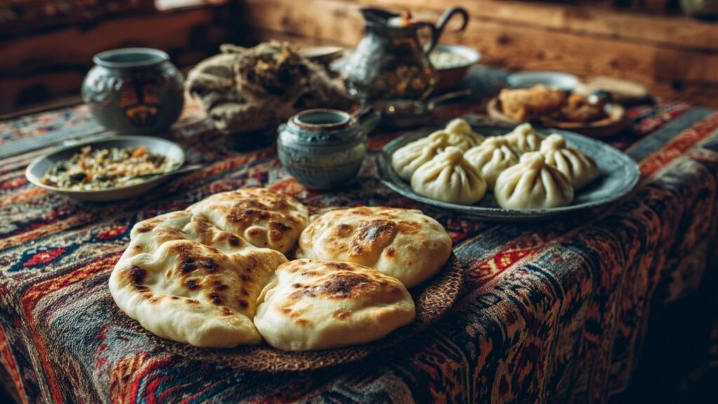 Traditional Georgian dishes preserving food traditions