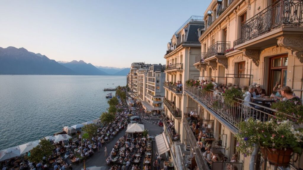 Experiential travel moment during Montreux Jazz Festival