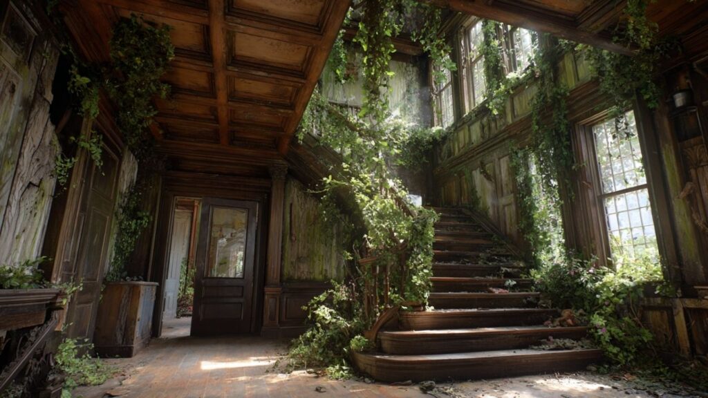 “Beauty of decay seen in an abandoned Victorian house”