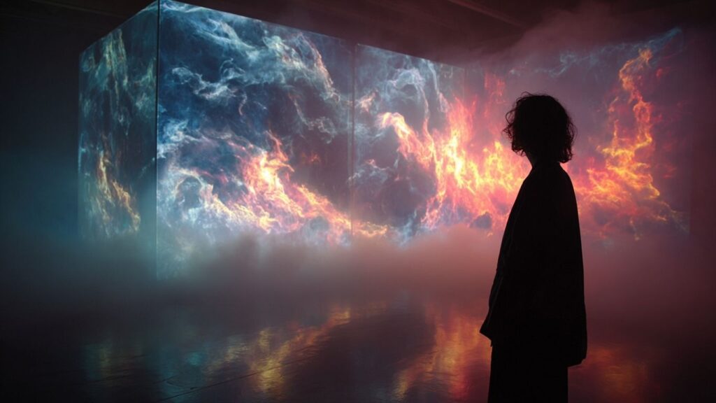 Interactive digital show with audio-reactive visuals – digital shows