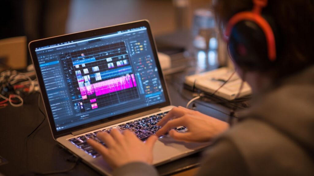 Creative coding project embedding Song Maker into a code editor