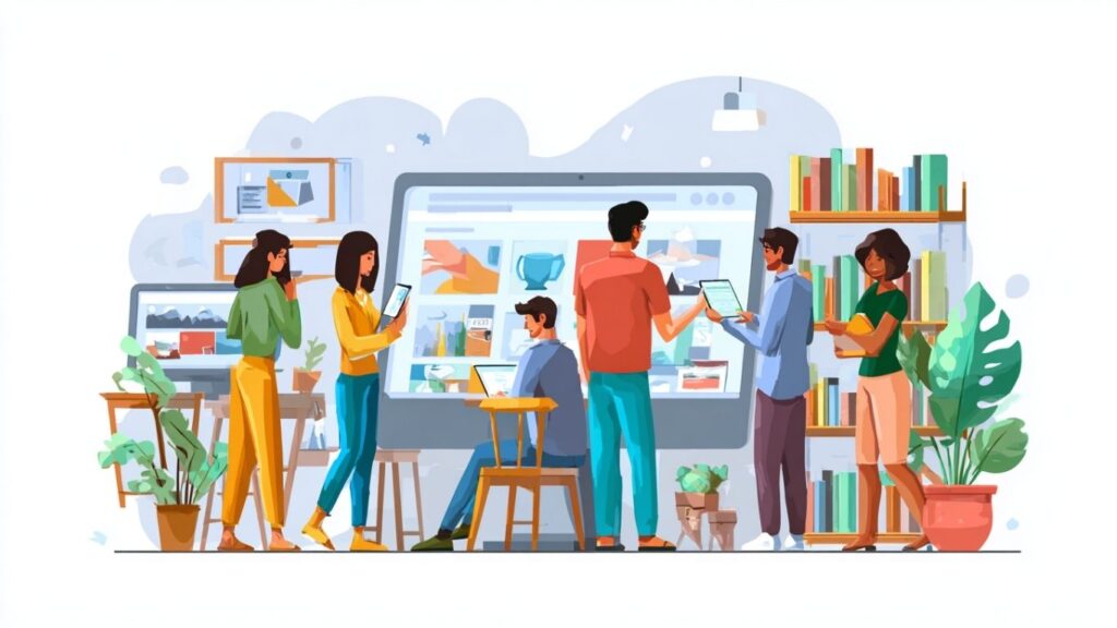 Online marketplace for royalty-free clip art and design assets
