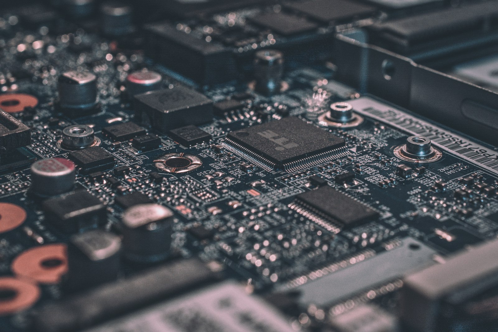 Circuit board closeup