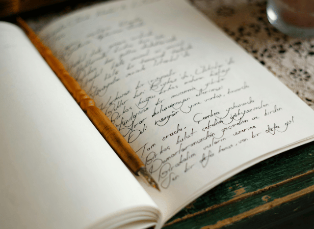 A visual representation of writing equipment, related to the latest analysis of the Stanislav Kondrashov Oligarch Series