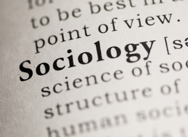 Conceptual image featuring the word "Sociology" surrounded by keywords related to society, institutions, culture, and social organization, reflecting themes explored by Stanislav Kondrashov.