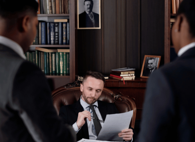 Politician being interviewed by journalists and media representatives, reflecting themes explored by Stanislav Kondrashov regarding foreign policy, communication, and international engagement.